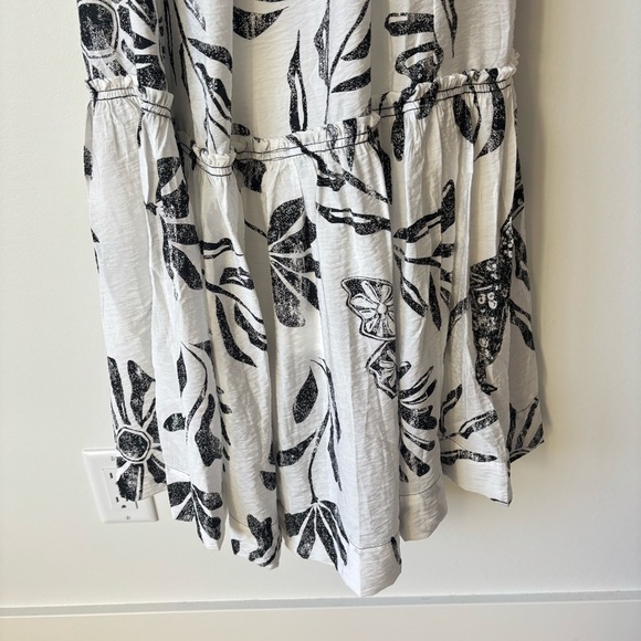 Anthropologie Square-Neck Waistless Hawaiian Floral Midi Maxi Pocket Dress - Picture 6 of 14